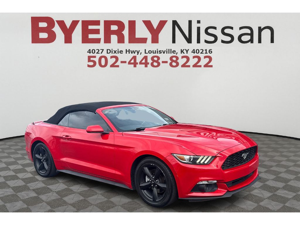 Race Red 2016 Ford Mustang V6 Convertible RWD Convertible Rear-Wheel Drive 6-Speed Automatic