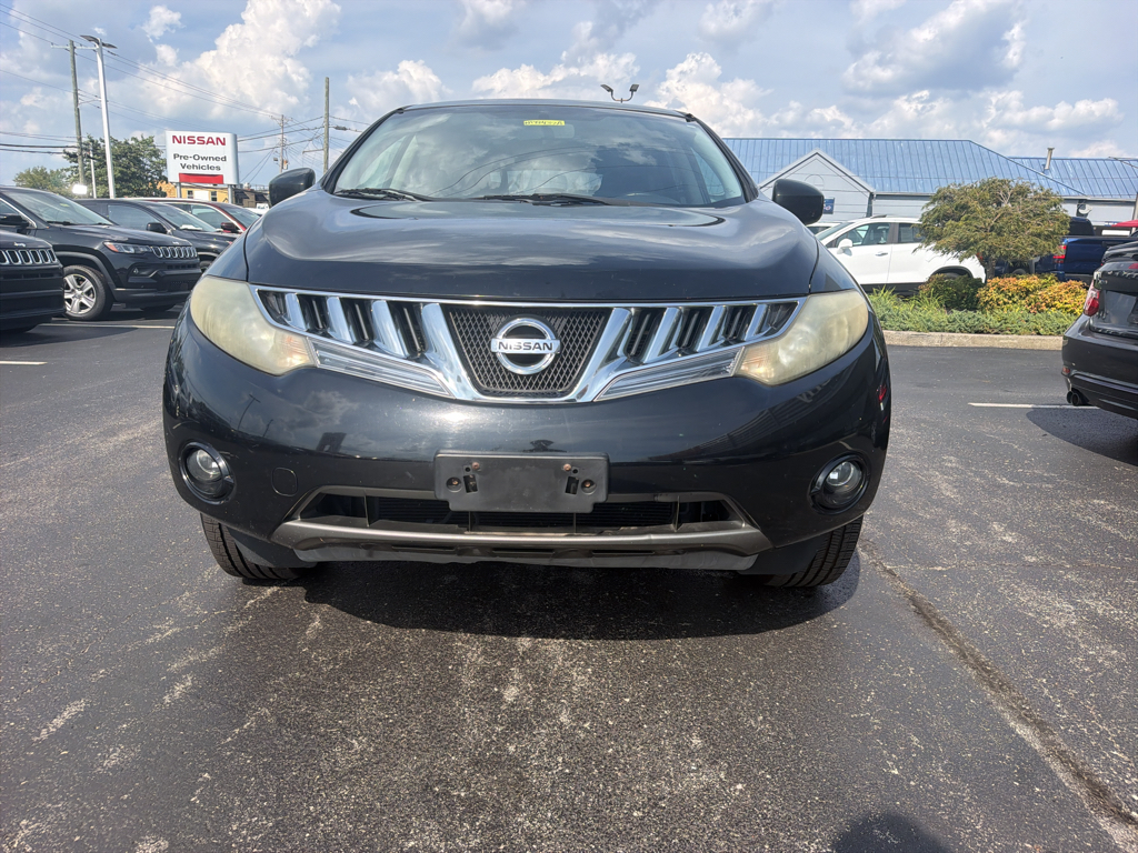 Super Black 2009 Nissan Murano SUV / Crossover Front-Wheel Drive Continuously Variable Transmission