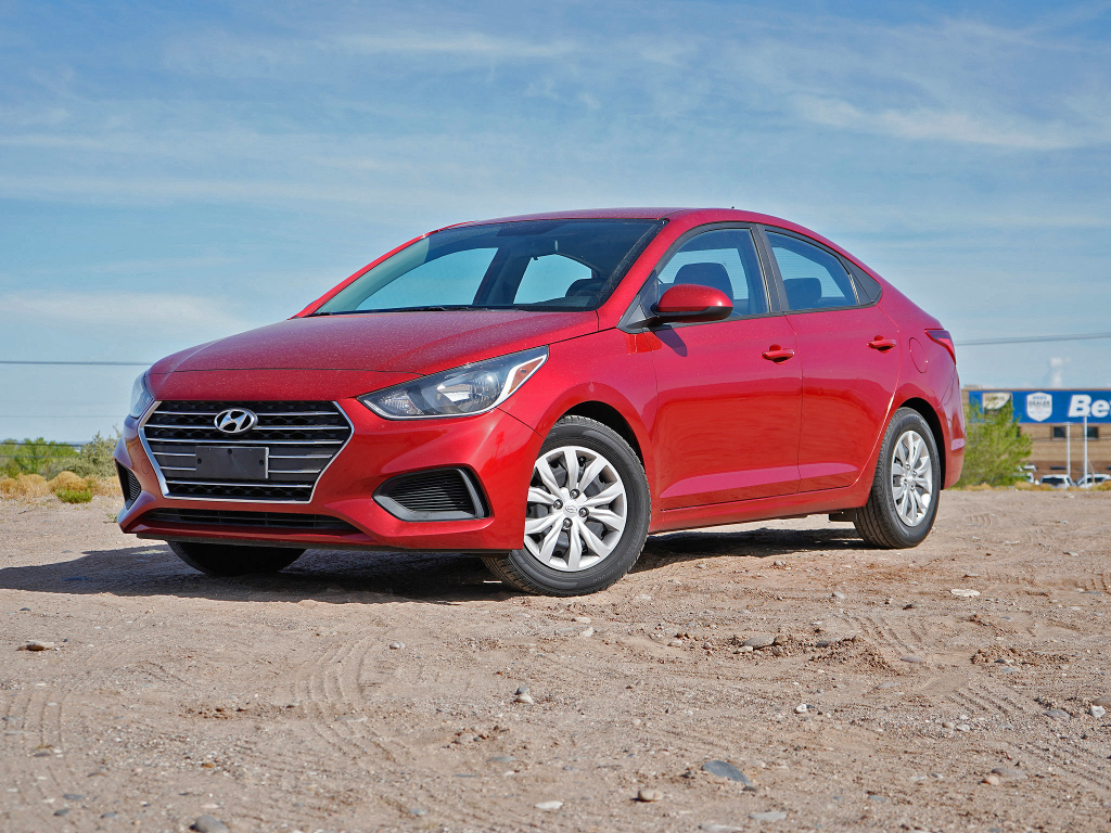 Pomegranate Red 2020 Hyundai Accent SE Sedan FWD Sedan Front-Wheel Drive Continuously Variable Transmission