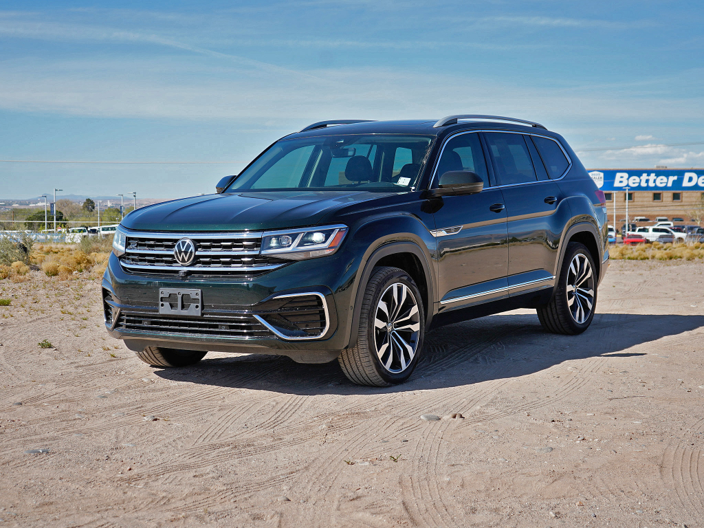 Racing Green Metallic 2022 Volkswagen Atlas V6 SEL Premium R-Line 4Motion SUV / Crossover All-Wheel Drive 8-Speed Automatic