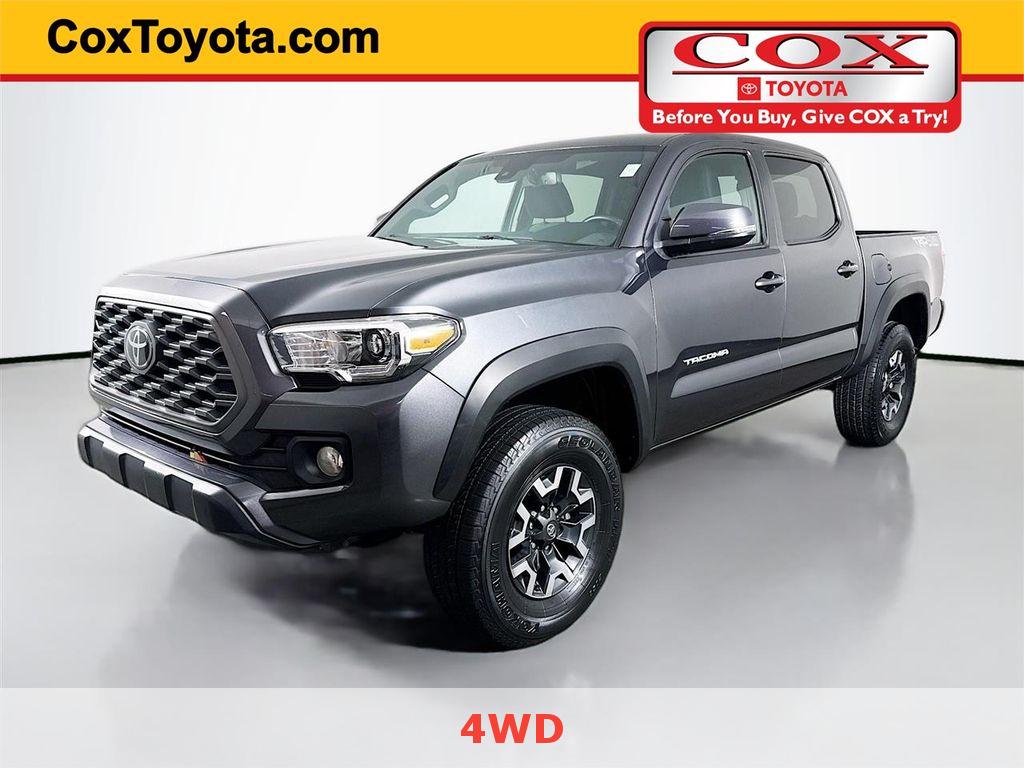 Magnetic Gray Metallic 2023 Toyota Tacoma TRD Off Road Double Cab 4WD Pickup Truck Four-Wheel Drive 6-Speed Automatic