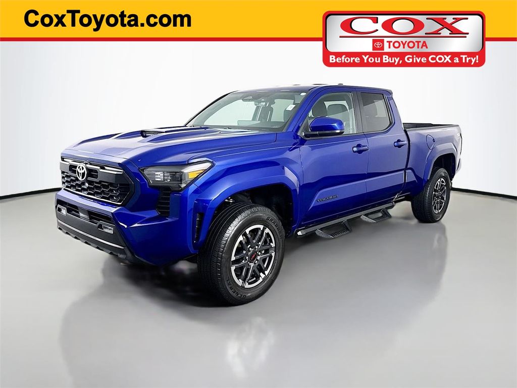 Blue Crush Metallic 2024 Toyota Tacoma TRD Sport Double Cab LB RWD Pickup Truck 4X2 8-Speed Automatic