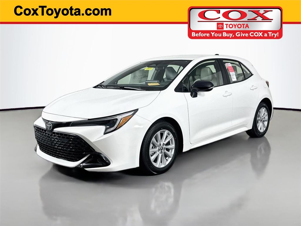 Ice Cap 2026 Toyota Corolla Hatchback Hatchback Front-Wheel Drive Continuously Variable Transmission