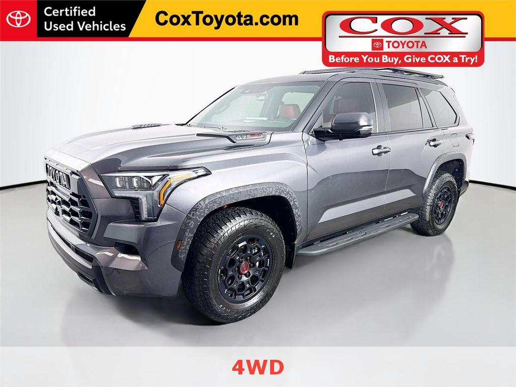 Magnetic Gray Metallic 2026 Toyota Sequoia TRD Pro 4WD SUV / Crossover Four-Wheel Drive Automatic