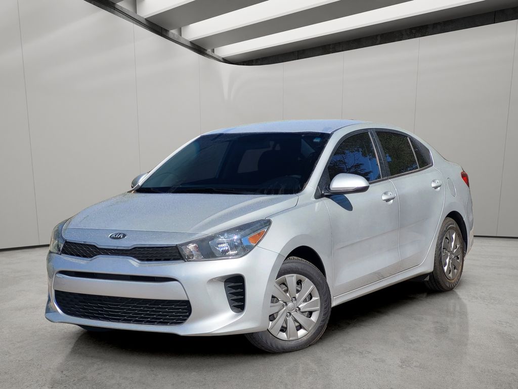 Silky Silver 2020 Kia Rio S FWD Sedan Front-Wheel Drive Continuously Variable Transmission