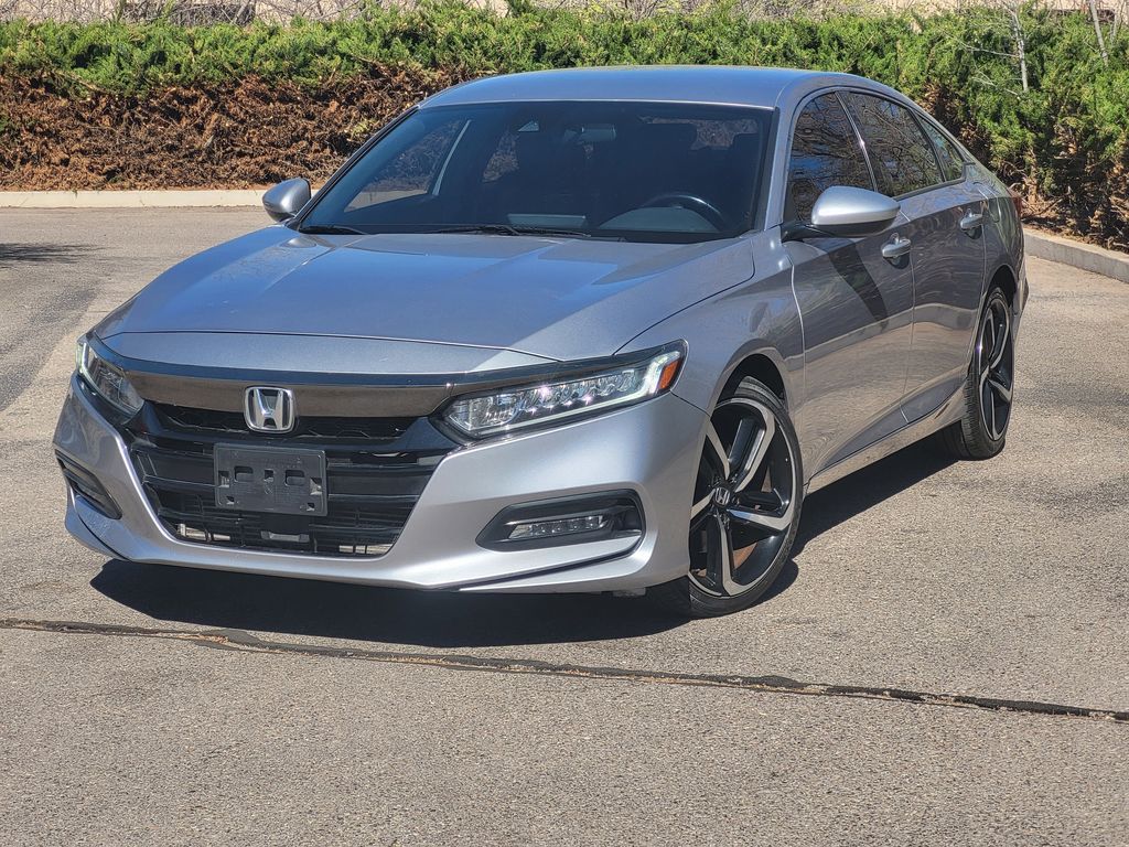 Lunar Silver Metallic 2020 Honda Accord 1.5T Sport FWD Sedan Front-Wheel Drive Continuously Variable Transmission
