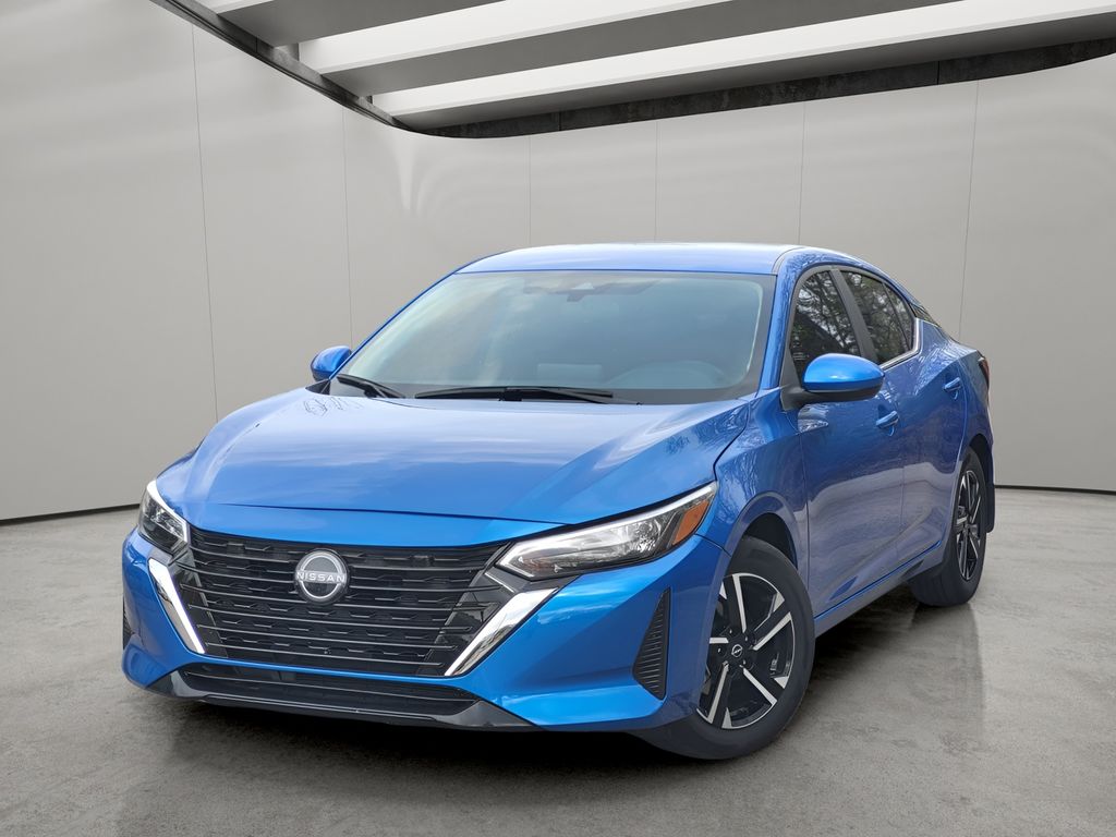 Electric Blue Metallic 2024 Nissan Sentra SV FWD Sedan Front-Wheel Drive Continuously Variable Transmission