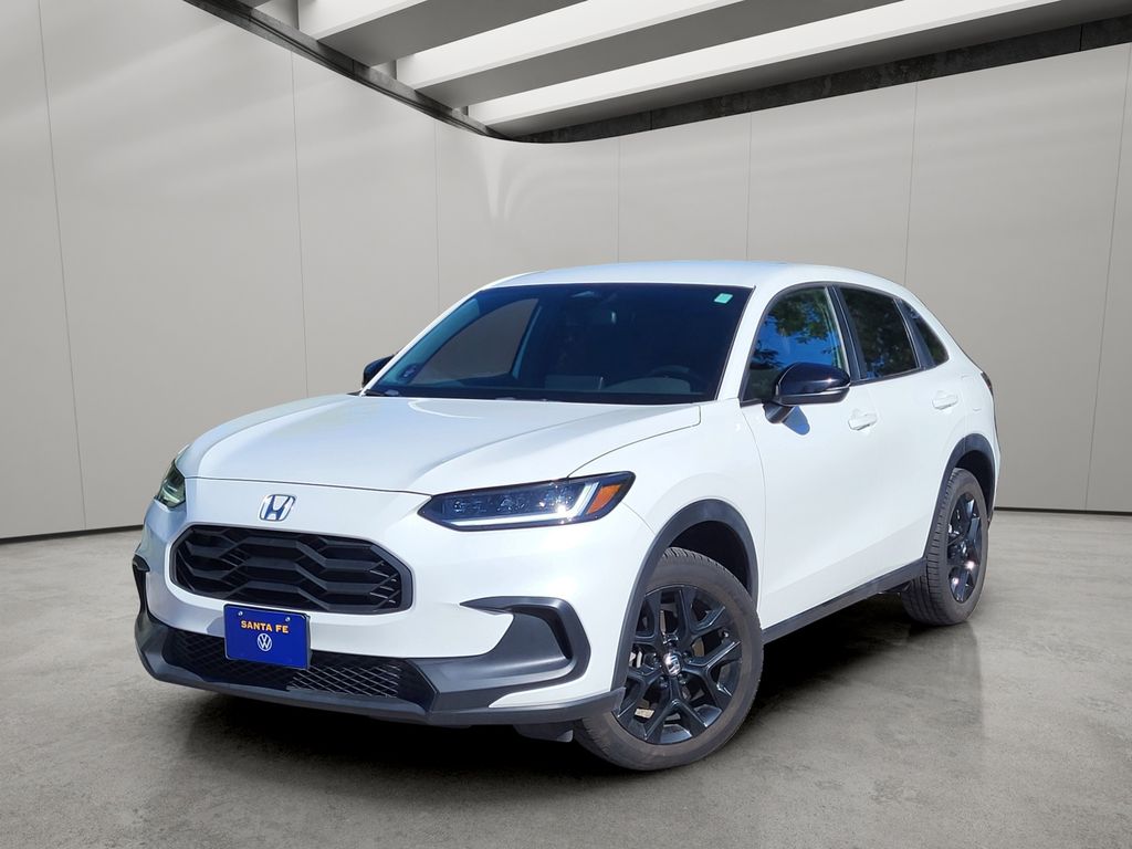 Platinum White Pearl 2023 Honda HR-V Sport FWD SUV / Crossover Front-Wheel Drive Continuously Variable Transmission