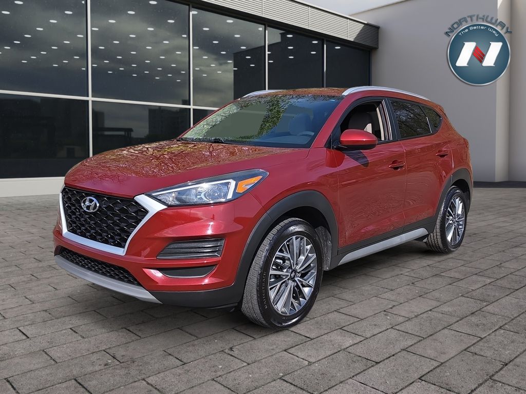 Gemstone Red 2019 Hyundai Tucson SUV / Crossover All-Wheel Drive 6-Speed Automatic