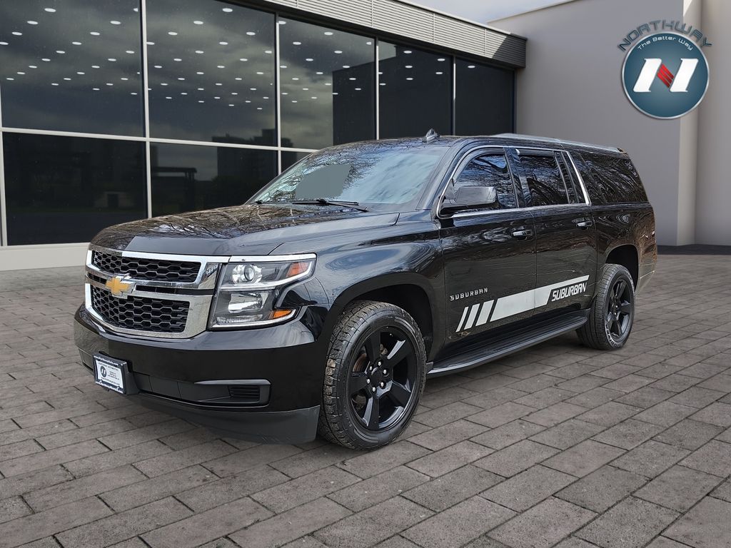 Black 2017 Chevrolet Suburban 1500 LT 4WD SUV / Crossover Four-Wheel Drive 6-Speed Automatic