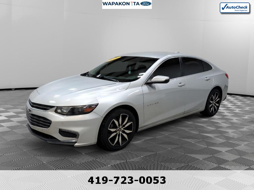 Silver Ice Metallic 2016 Chevrolet Malibu Sedan Front-Wheel Drive 8-Speed Automatic