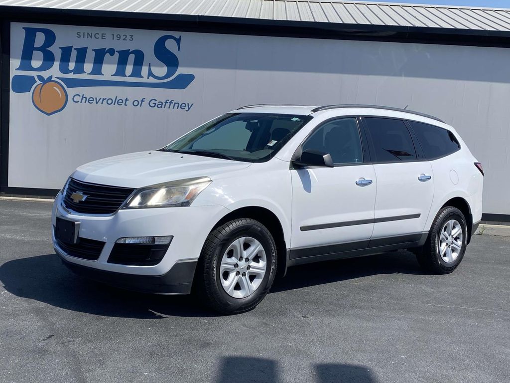Summit White 2017 Chevrolet Traverse LS AWD SUV / Crossover All-Wheel Drive 6-Speed Automatic