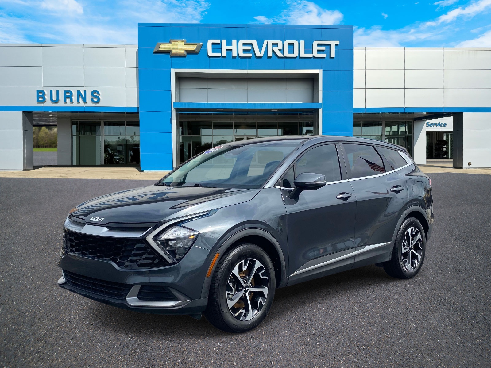 Gravity Gray 2023 Kia Sportage SUV / Crossover Front-Wheel Drive 8-Speed Automatic