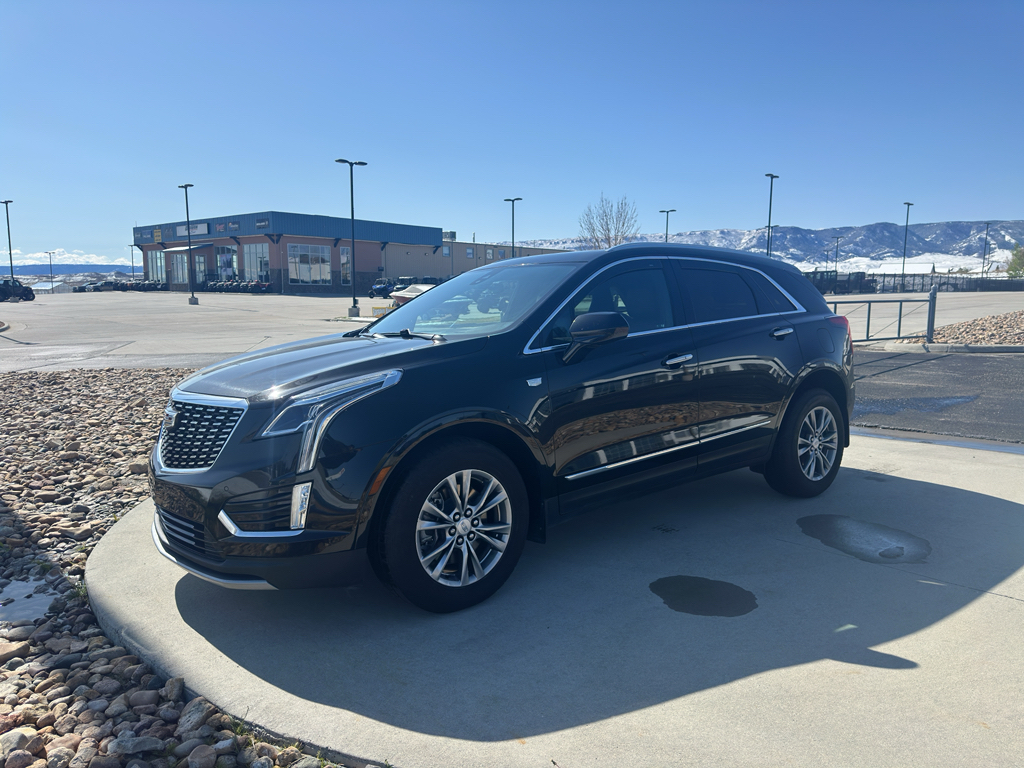 Stellar Black Metallic 2023 Cadillac XT5 Premium Luxury AWD SUV / Crossover Four-Wheel Drive 9-Speed Automatic