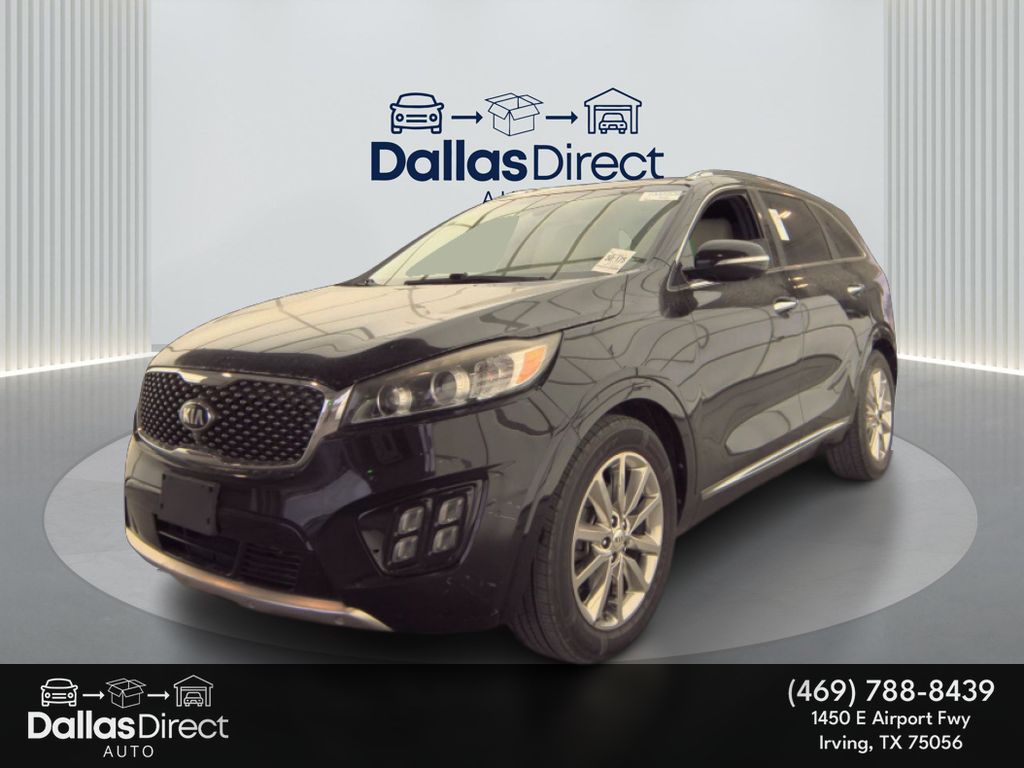 Ebony Black 2017 Kia Sorento SX V6 FWD SUV / Crossover Front-Wheel Drive 6-Speed Automatic