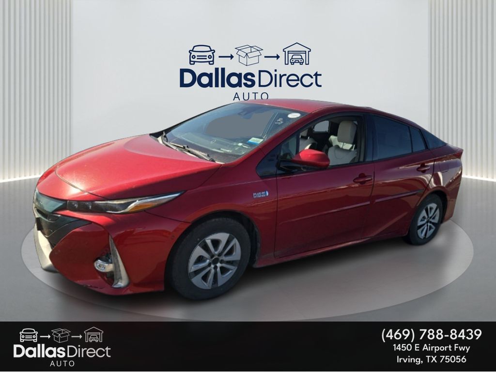 Hypersonic Red 2017 Toyota Prius Prime Premium Hatchback Front-Wheel Drive Continuously Variable Transmission
