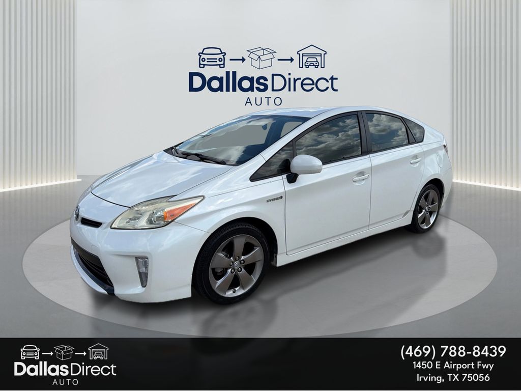 White (Blizzard Pearl) 2013 Toyota Prius Three Hatchback Front-Wheel Drive Continuously Variable Transmission