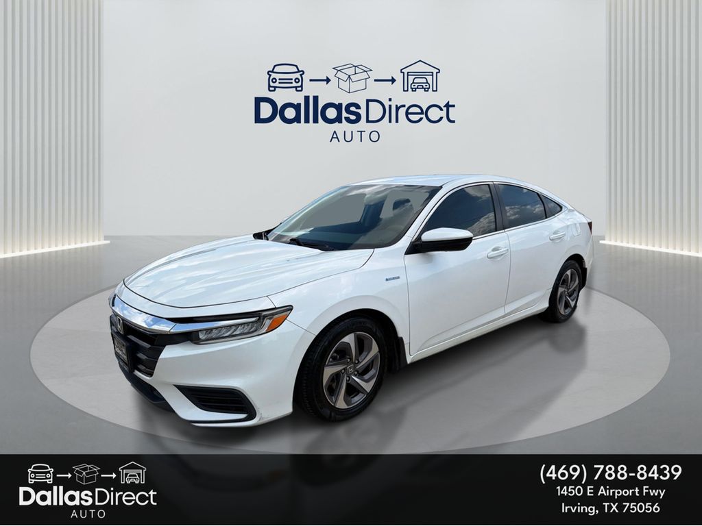 White Orchid Pearl 2019 Honda Insight EX Sedan FWD Sedan Front-Wheel Drive Continuously Variable Transmission