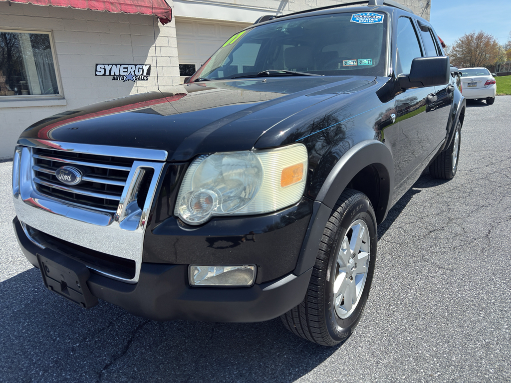 Black Clearcoat 2007 Ford Explorer Sport Trac XLT 4WD Pickup Truck Four-Wheel Drive 6-Speed Automatic