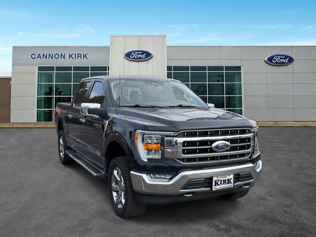Antimatter Blue Metallic 2023 Ford F-150 Pickup Truck Four-Wheel Drive Automatic