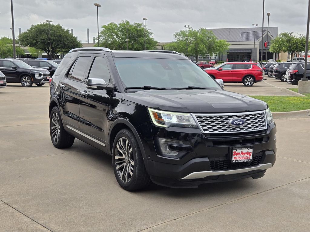 Shadow Black 2017 Ford Explorer Platinum AWD SUV / Crossover All-Wheel Drive 6-Speed Automatic