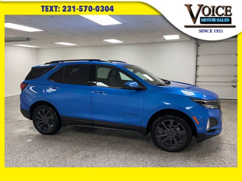 Riptide Blue Metallic 2024 Chevrolet Equinox RS with 1RS AWD SUV / Crossover Four-Wheel Drive 6-Speed Automatic