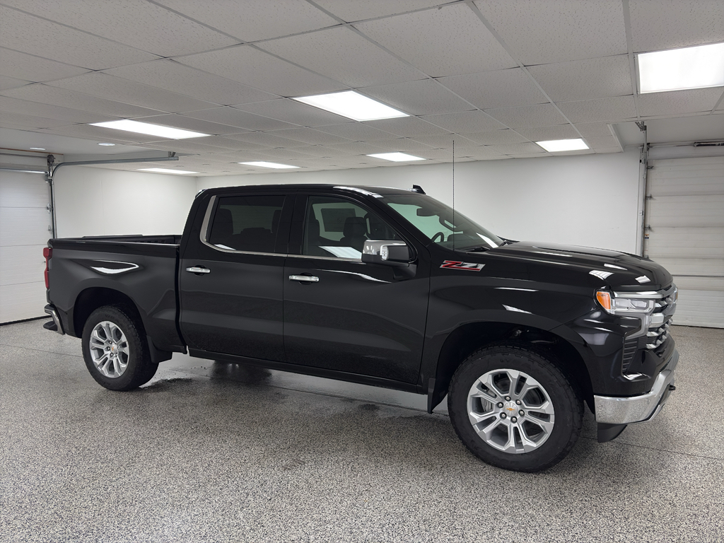 Black 2026 Chevrolet Silverado 1500 LTZ Crew Cab 4WD Pickup Truck Four-Wheel Drive Automatic