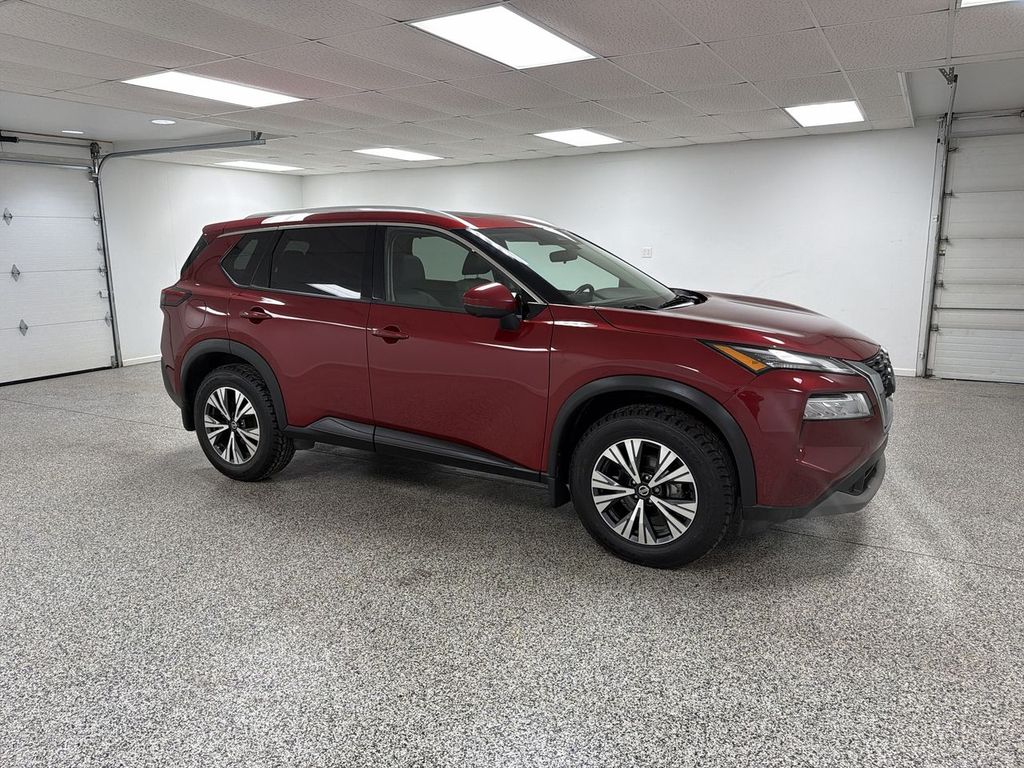 Red (Scarlet Ember Tintcoat) 2021 Nissan Rogue SV AWD SUV / Crossover All-Wheel Drive Continuously Variable Transmission