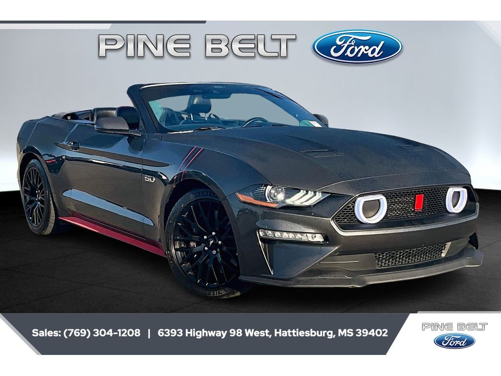 Gray (Magnetic Metallic) 2020 Ford Mustang GT Premium Convertible RWD Convertible Rear-Wheel Drive Automatic