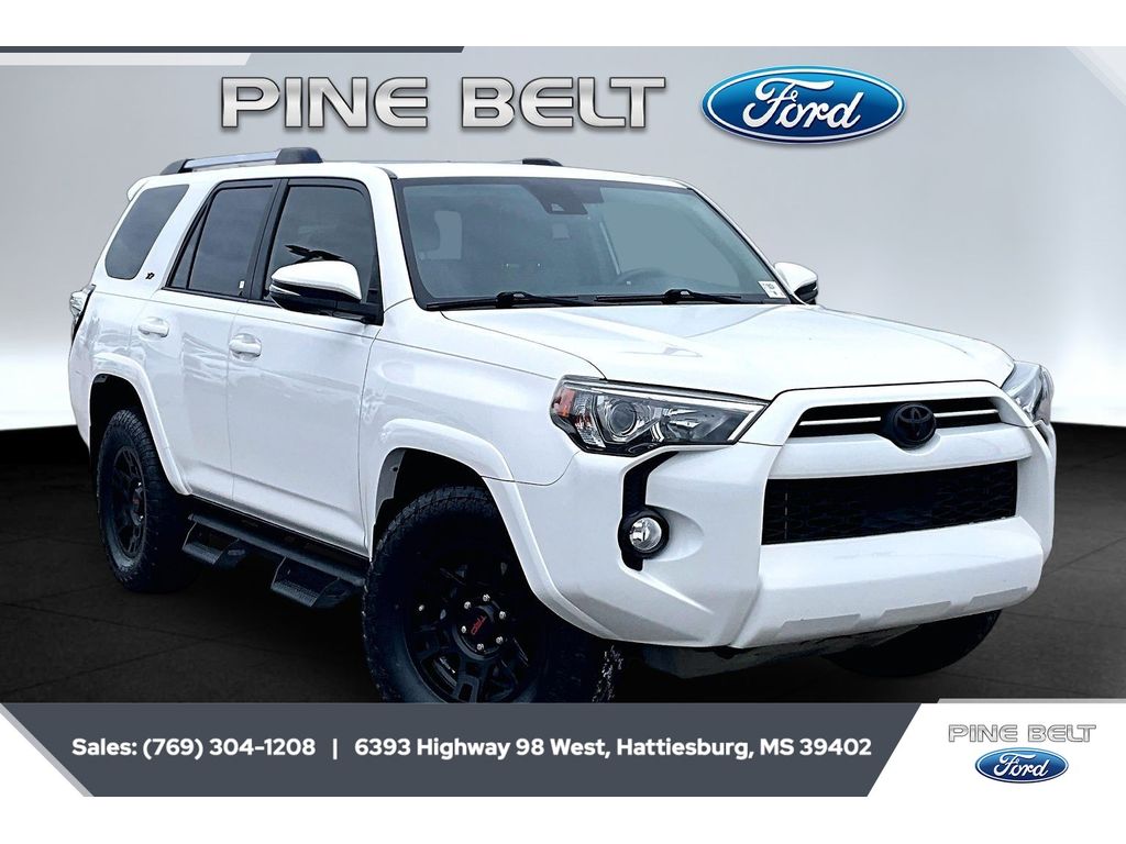 Super White 2020 Toyota 4Runner SR5 Premium RWD SUV / Crossover 4X2 5-Speed Automatic