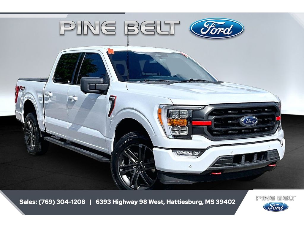 Space White Metallic 2022 Ford F-150 Pickup Truck Four-Wheel Drive Automatic
