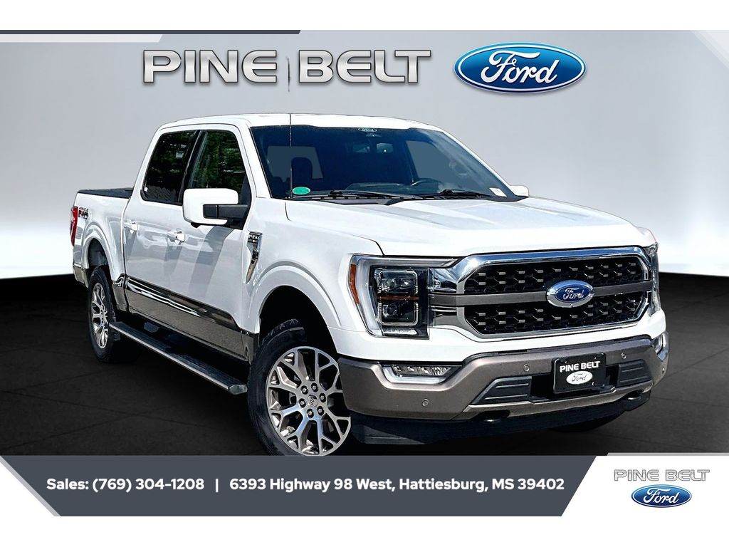 Star White Metallic Tri-Coat 2022 Ford F-150 Pickup Truck Four-Wheel Drive Automatic