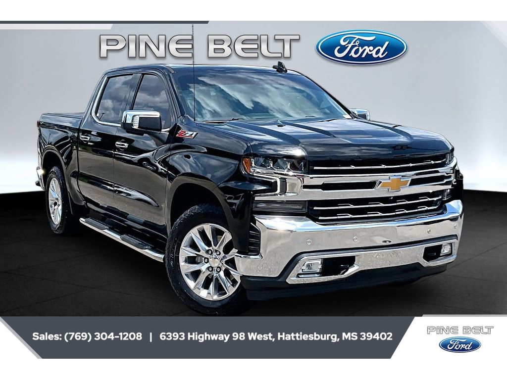 Black 2021 Chevrolet Silverado 1500 Pickup Truck Four-Wheel Drive 8-Speed Automatic
