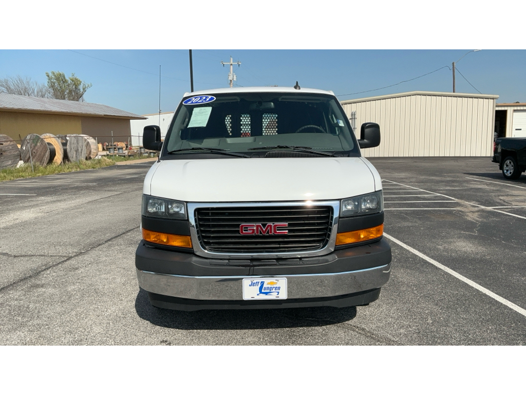 Summit White 2023 GMC Savana Cargo 2500 RWD Van Rear-Wheel Drive 8-Speed Automatic
