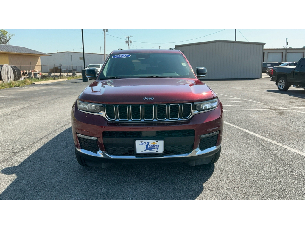 Velvet Red Pearlcoat 2021 Jeep Grand Cherokee L Limited 4WD SUV / Crossover Four-Wheel Drive 8-Speed Automatic