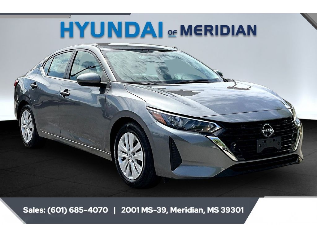 Gray (Gun Metallic) 2024 Nissan Sentra S FWD Sedan Front-Wheel Drive Continuously Variable Transmission