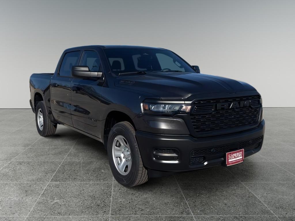 Gray (Granite Crystal Metallic Clearcoat) 2026 RAM 1500 Tradesman Crew Cab 4WD Pickup Truck Four-Wheel Drive 8-Speed Automatic