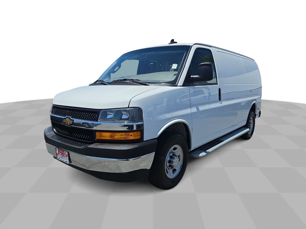 Summit White 2024 Chevrolet Express Cargo Van Rear-Wheel Drive 8-Speed Automatic