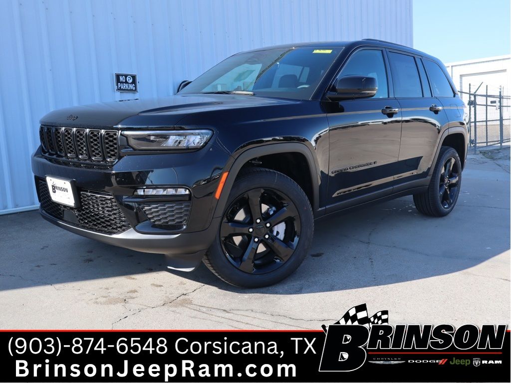 Diamond Black Crystal Pearlcoat 2025 Jeep Grand Cherokee Limited RWD SUV / Crossover 4X2 8-Speed Automatic