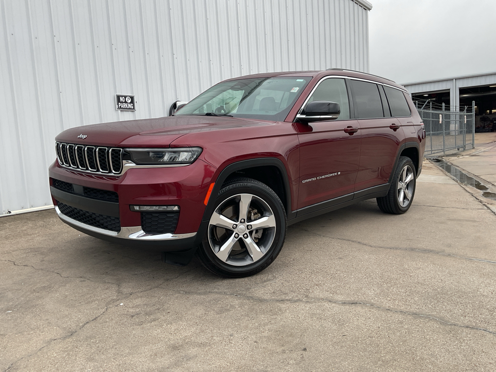 Velvet Red Pearlcoat 2021 Jeep Grand Cherokee L Limited RWD SUV / Crossover 4X2 8-Speed Automatic