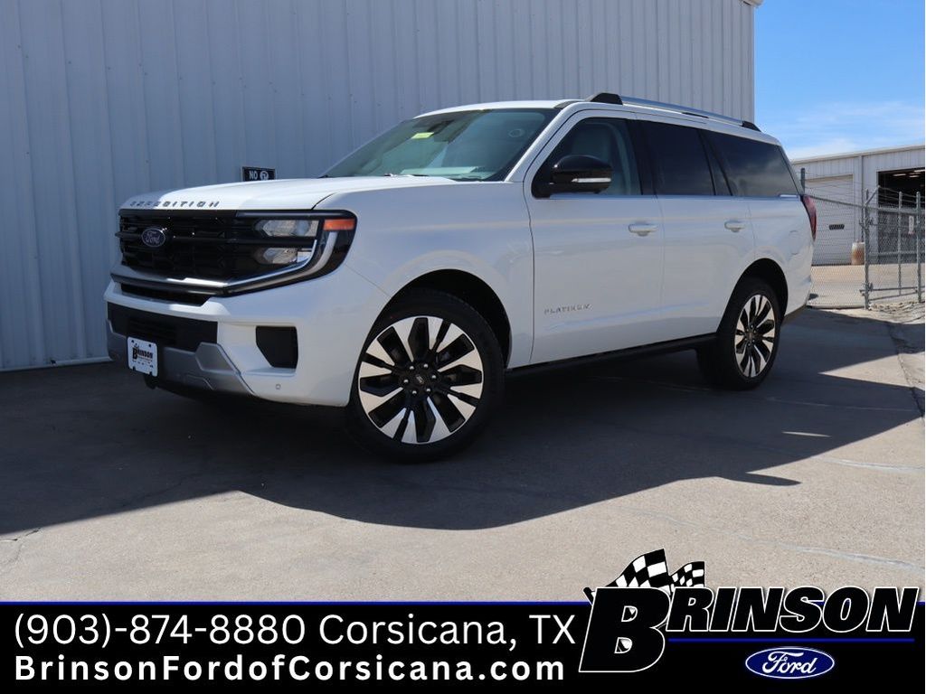Star White Metallic Tri-Coat 2026 Ford Expedition Platinum 4WD SUV / Crossover Four-Wheel Drive Automatic