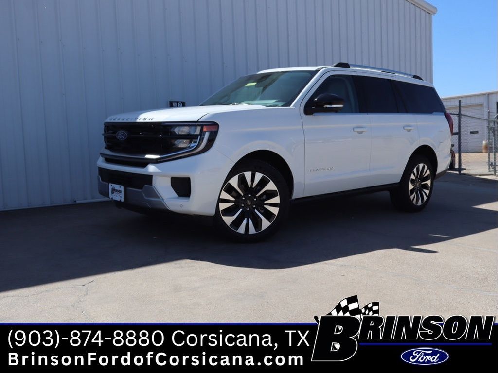 Star White Metallic Tri-Coat 2026 Ford Expedition Platinum 4WD SUV / Crossover Four-Wheel Drive Automatic