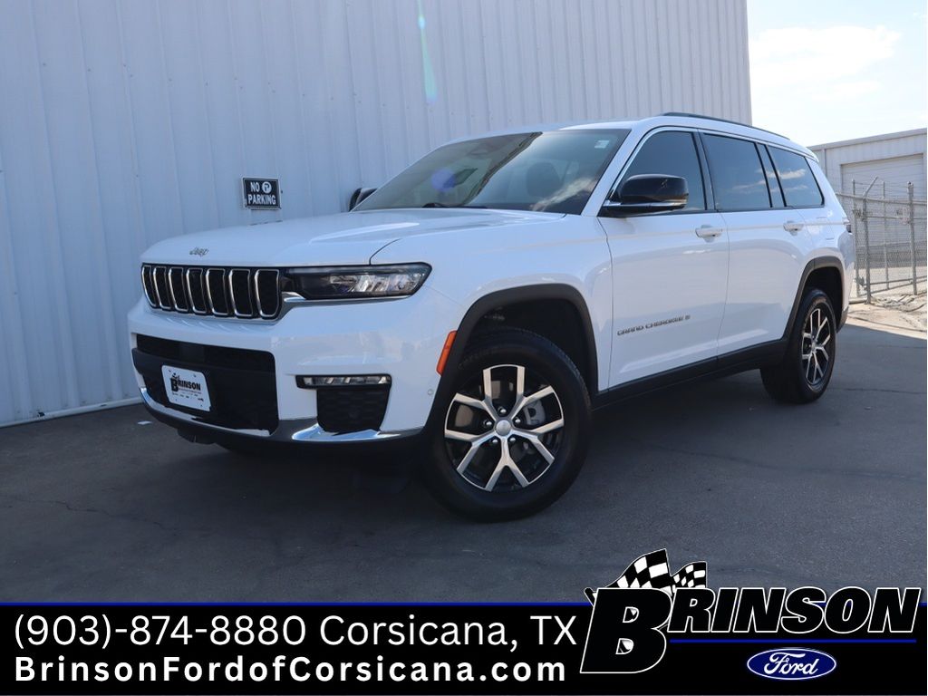 Bright White Clearcoat 2025 Jeep Grand Cherokee L Limited 4WD SUV / Crossover Four-Wheel Drive 8-Speed Automatic