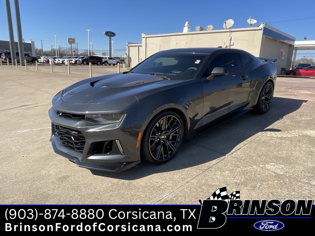 Nightfall Gray Metallic 2018 Chevrolet Camaro ZL1 Coupe RWD Coupe Rear-Wheel Drive Automatic