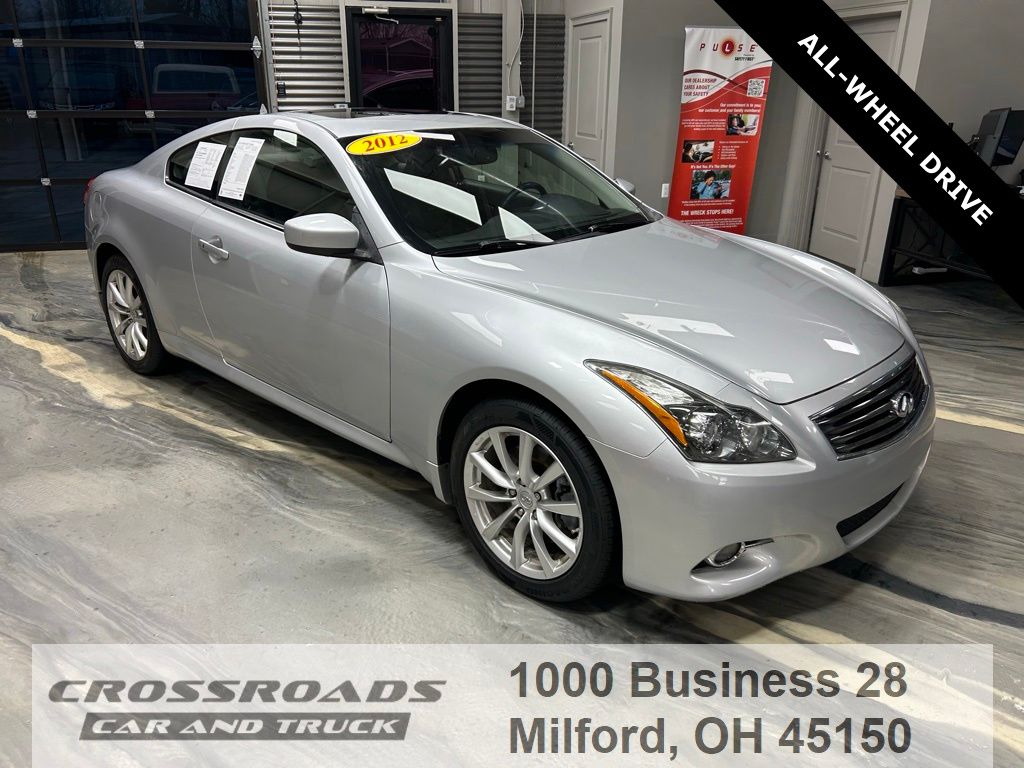 Gray (Liquid Platinum) 2012 INFINITI G37 x Coupe AWD Coupe All-Wheel Drive 7-Speed Automatic