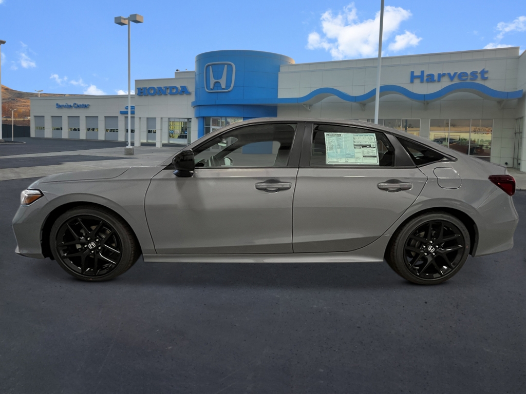 Urban Gray 2026 Honda Civic Sedan Front-Wheel Drive Continuously Variable Transmission