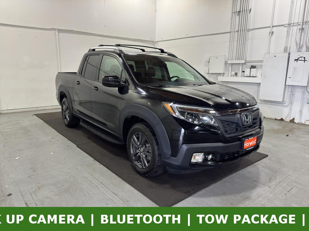 Crystal Black Pearl 2017 Honda Ridgeline Pickup Truck All-Wheel Drive 6-Speed Automatic