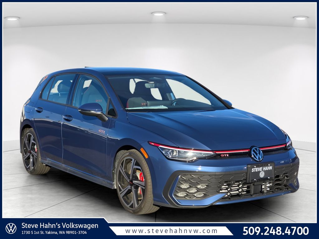 Slate Blue Metallic 2026 Volkswagen Golf GTI Hatchback Front-Wheel Drive 7-Speed Automatic