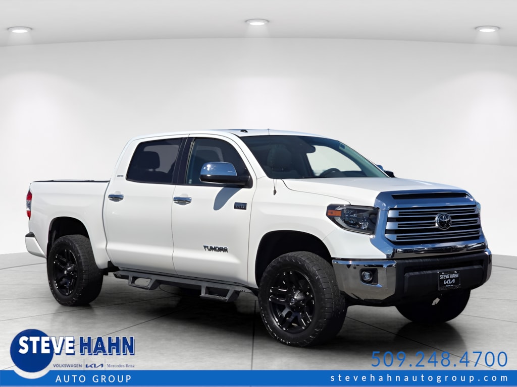 Super White 2019 Toyota Tundra Pickup Truck Four-Wheel Drive 6-Speed Automatic