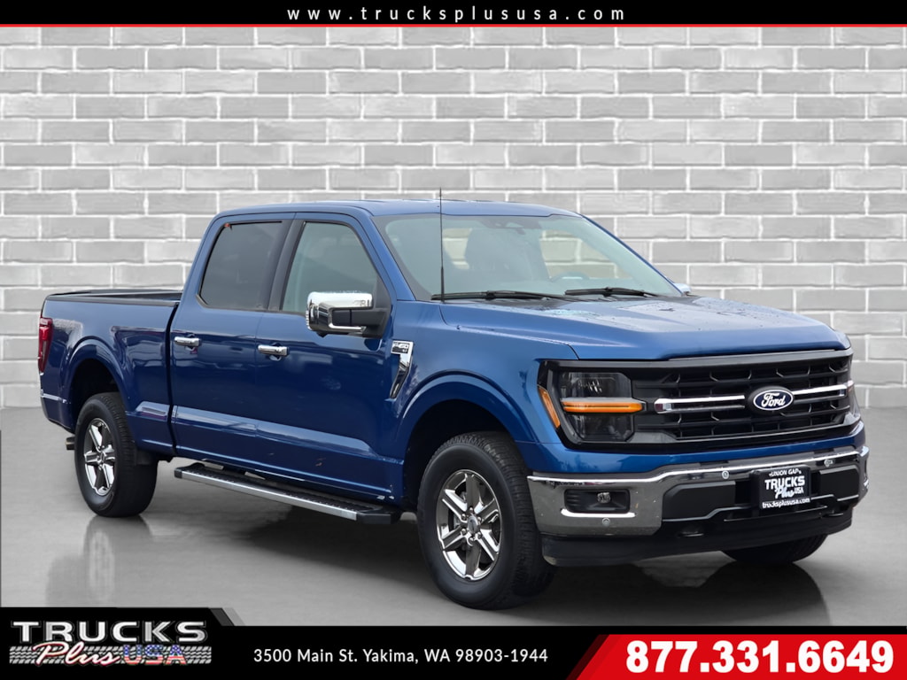 Atlas Blue Metallic 2025 Ford F-150 Pickup Truck Four-Wheel Drive Automatic